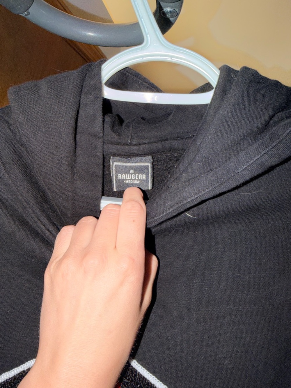 Rawgear Men’s Crewneck Sweater in Black - Medium